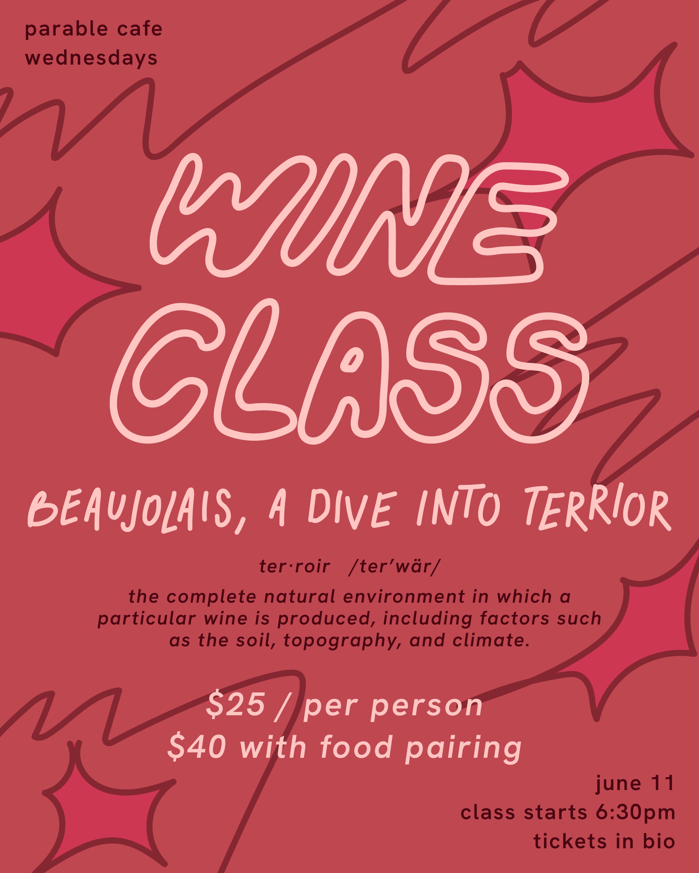 6/11 Wine Class Tickets