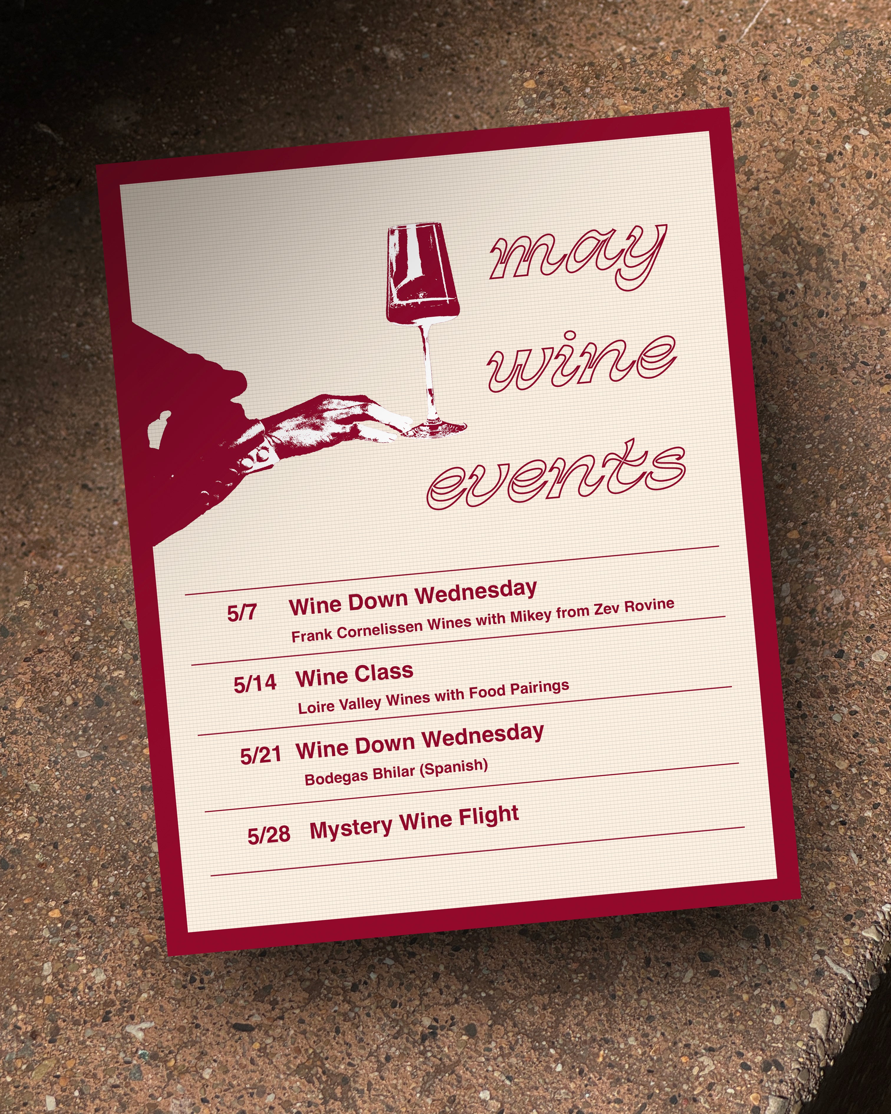 5/14 Wine Class Tickets With Food